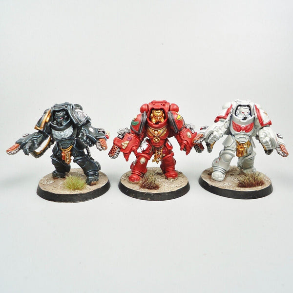 Warhammer 40k Army Space Marines  Unnumbered Sons Primaris Aggressors x3 Painted