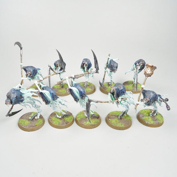 Warhammer Age Of Sigmar Army Nighthaunt Grimghast Reapers x10 Painted