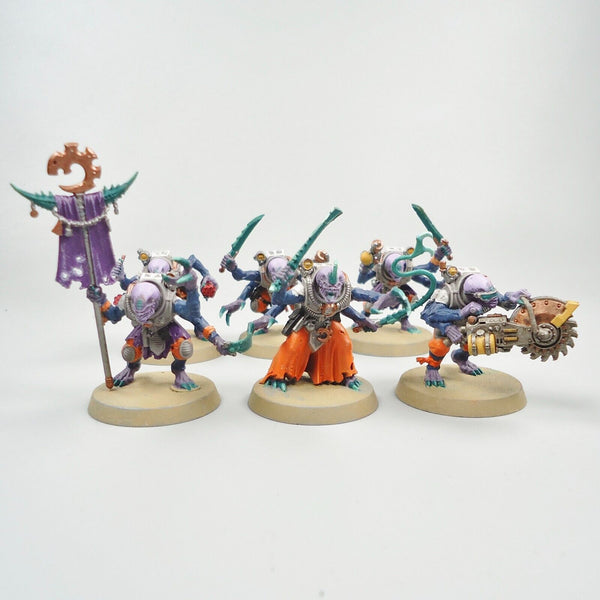 Warhammer 40k Army Genestealer Cults Acolyte Hybrids x6 Painted