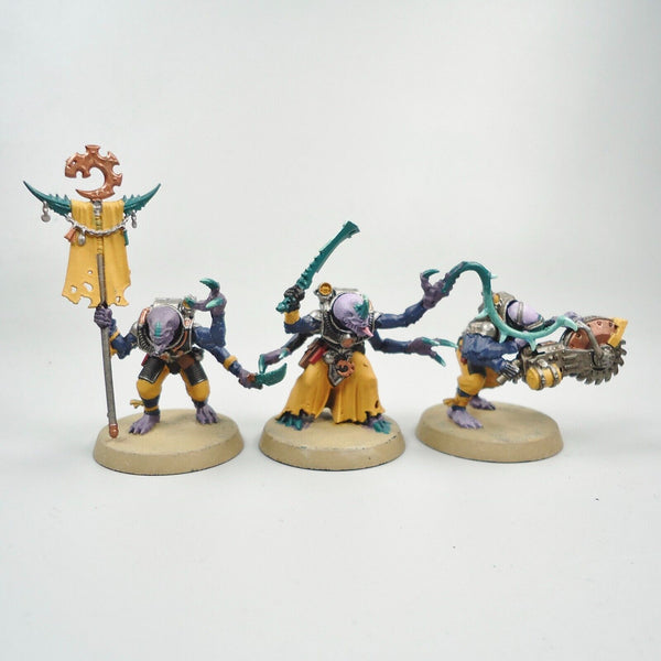 Warhammer 40k Army Genestealer Cults Acolyte Hybrids x6 Painted