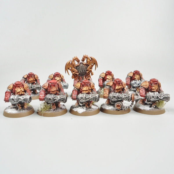 Warhammer Age Of Sigmar Army Dwarf Cities Of Sigmar Irondrakes x10 Painted