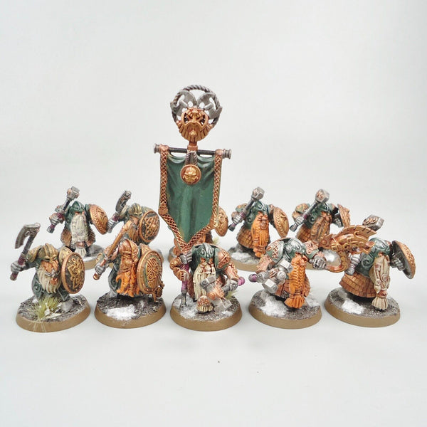 Warhammer Age Of Sigmar Army Dwarf Cities Of Sigmar Dwarf Warriors x10 Painted