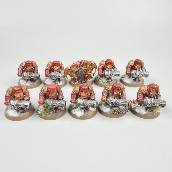 Warhammer Age Of Sigmar Army Dwarf Cities Of Sigmar Irondrakes x10 Painted