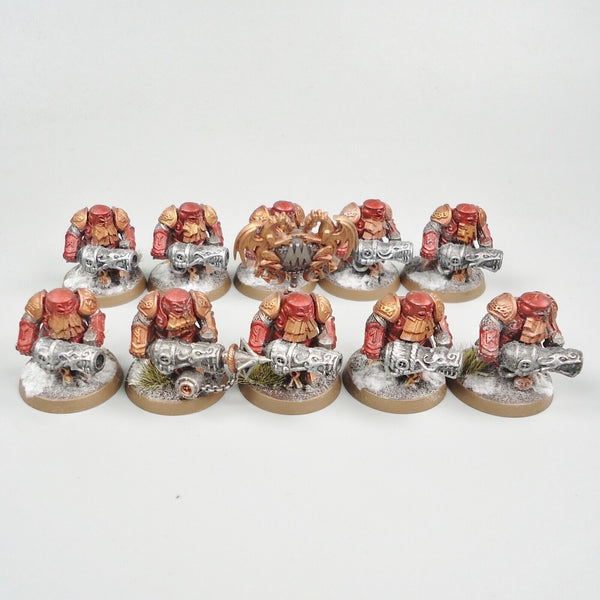 Warhammer Age Of Sigmar Army Dwarf Cities Of Sigmar Irondrakes x10 Painted