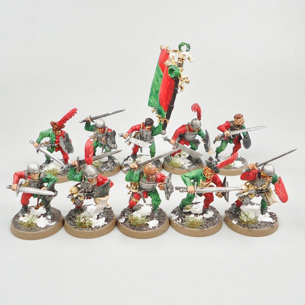 Warhammer Age Of Sigmar Army Empire Swordsmen x10 Painted