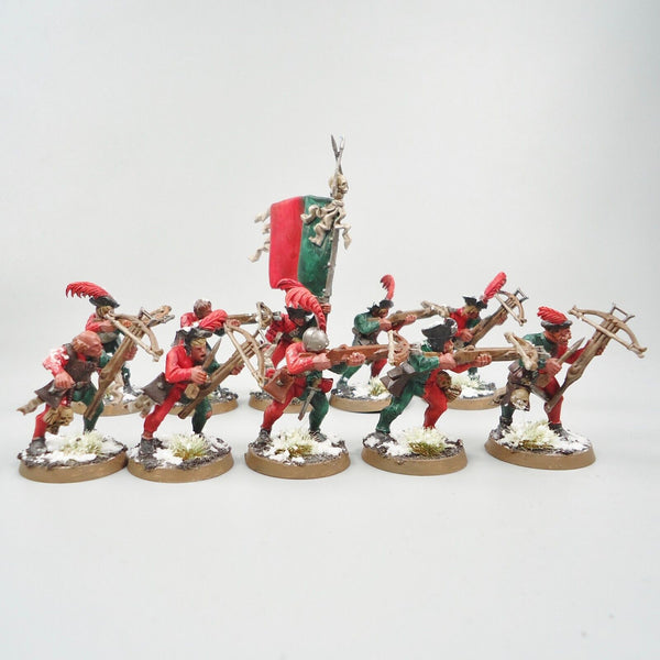 Warhammer Age Of Sigmar Army Empire Crossbowmen x 10 Painted