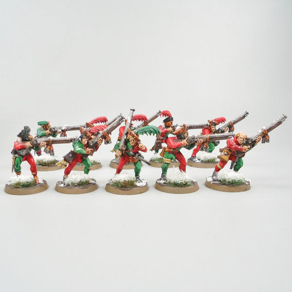 Warhammer Age Of Sigmar Army Empire Handgunners x10 Painted