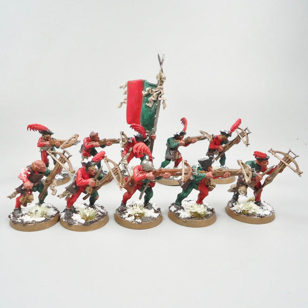 Warhammer Age Of Sigmar Army Empire Crossbowmen x 10 Painted