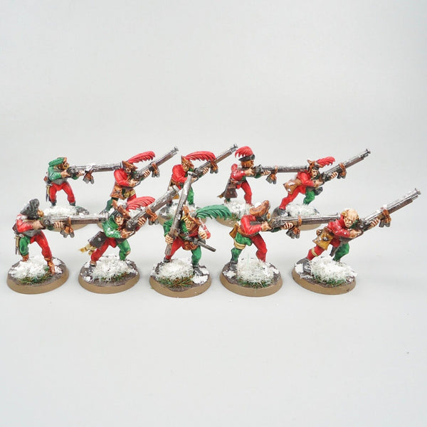 Warhammer Age Of Sigmar Army Empire Handgunners x10 Painted