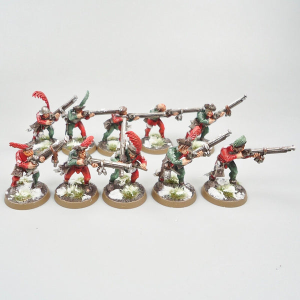 Warhammer Age Of Sigmar Army Empire Handgunners x10 Painted