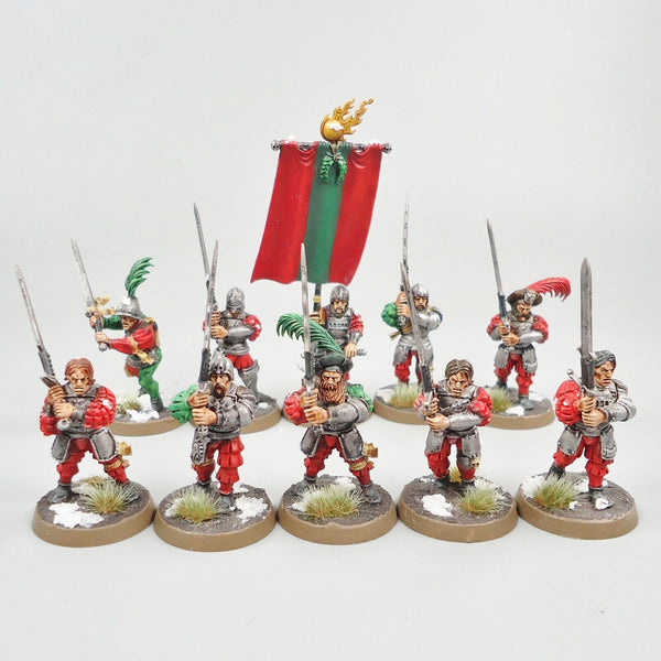 Warhammer Age Of Sigmar Army Empire Greatswords x 10 Painted