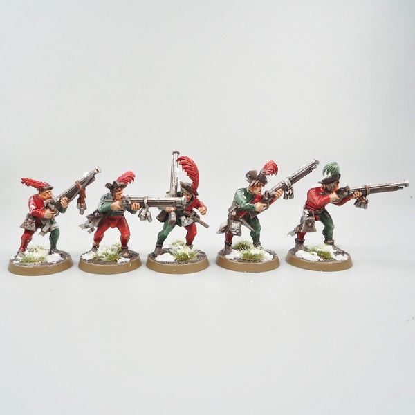 Warhammer Age Of Sigmar Army Empire Handgunners x10 Painted