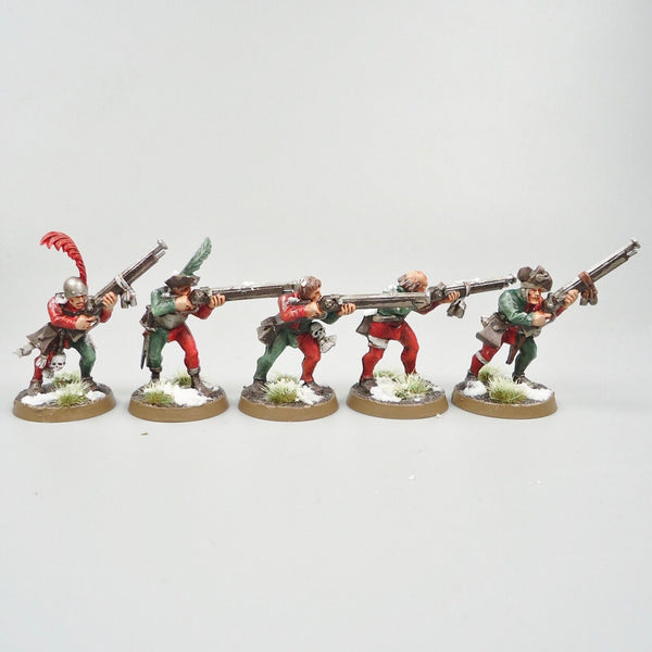 Warhammer Age Of Sigmar Army Empire Handgunners x10 Painted