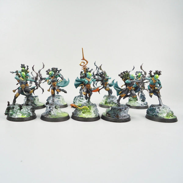 Warhammer Age Of Sigmar Army Idoneth Deepkin Namarti Reavers x10 Painted