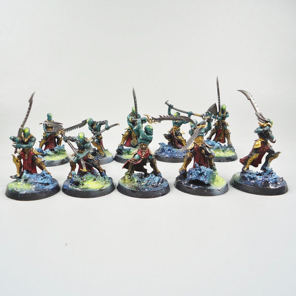 Warhammer Age Of Sigmar Army Idoneth Deepkin Namarti Thralls x10 Painted