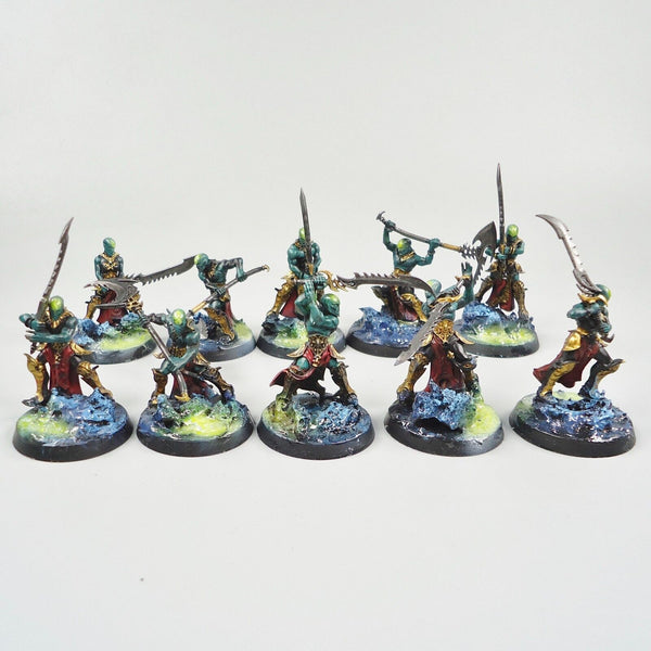 Warhammer Age Of Sigmar Army Idoneth Deepkin Namarti Thralls x10 Painted