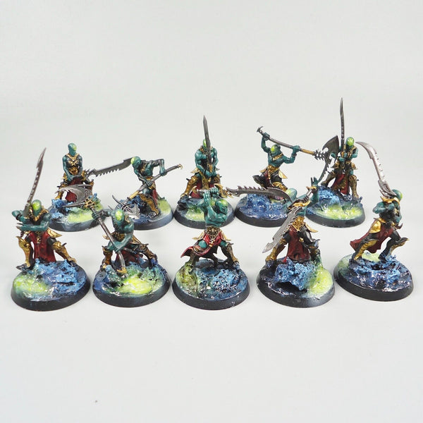 Warhammer Age Of Sigmar Army Idoneth Deepkin Namarti Thralls x10 Painted