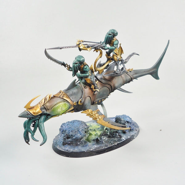 Warhammer Age Of Sigmar Army Idoneth Deepkin Converted Akhelian Allopex Painted