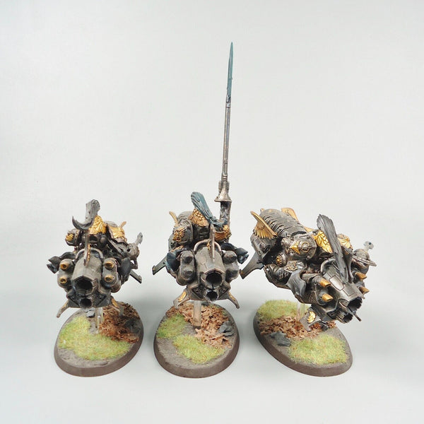 Warhammer 40k Army Adeptus Custodes Vertus Praetors x3 Painted