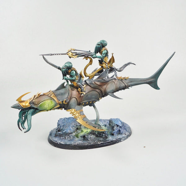 Warhammer Age Of Sigmar Army Idoneth Deepkin Converted Akhelian Allopex Painted