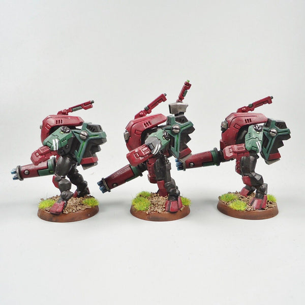 Warhammer 40k Army Tau Empire Stealth Suits x3 Painted and Based