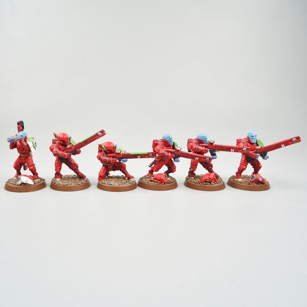 Warhammer 40k Army Tau Empire Fire Warriors x12 Painted and Based