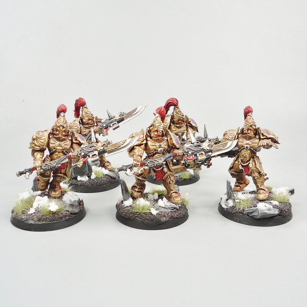 Warhammer 40k Army Adeptus Custodes Custodian Guard Squad Painted