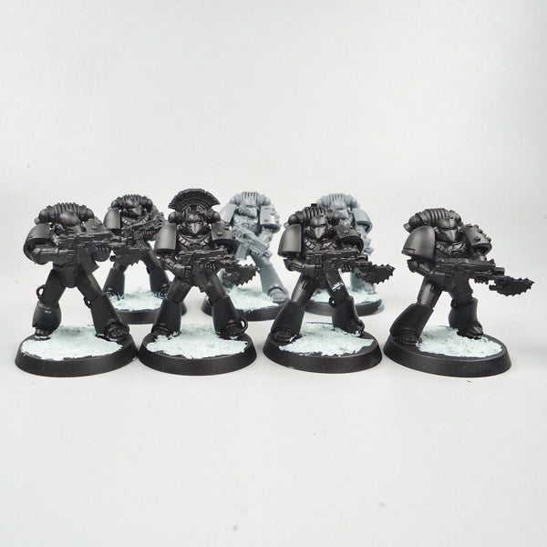 Warhammer 30k Army Raven Guard Horus Heresy Marines x7 Unpainted / Undercoated