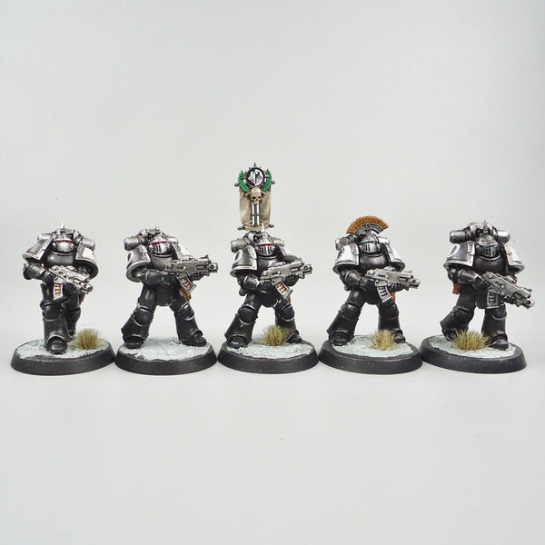 Warhammer 30k Army Space Marines Raven Guard Horus Heresy Tactical Squad Painted