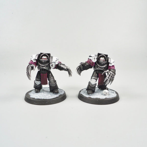 Warhammer 30k Army Raven Guard Horus Heresy Cataphractii Terminators x5 Painted