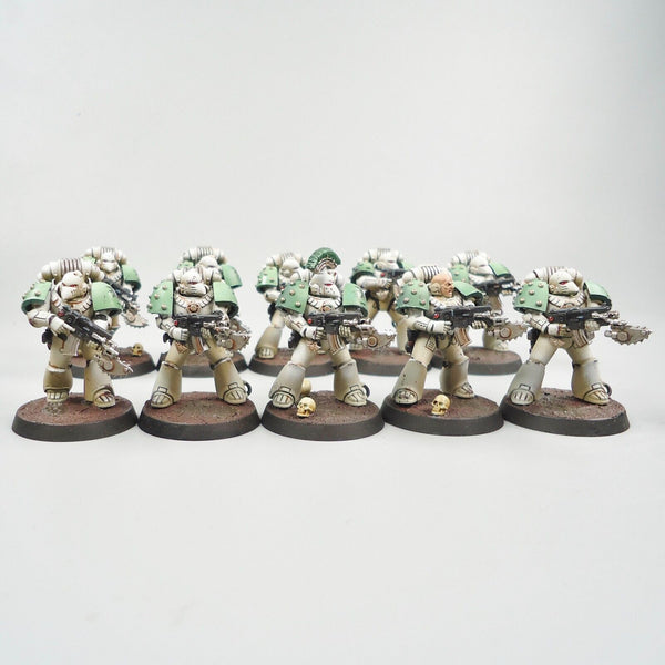 Warhammer 30k Army Death Guard Horus Heresy Legion MKVI Tactical Squad Painted