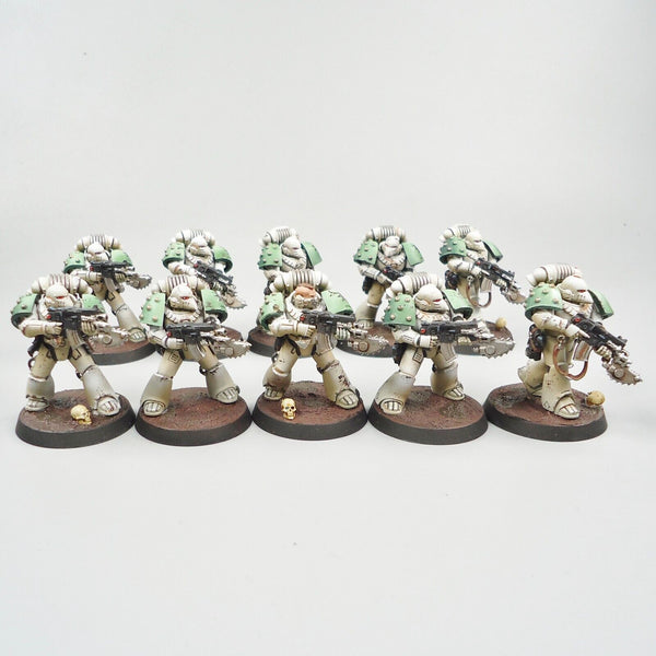 Warhammer 30k Army Death Guard Horus Heresy Legion MKVI Tactical Squad Painted