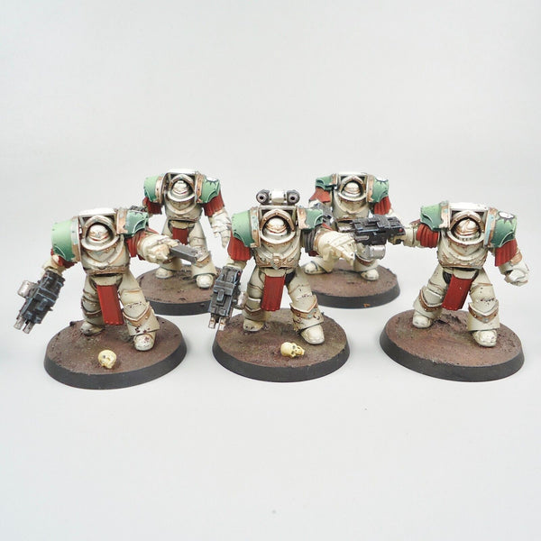 Warhammer 30k Army Death Guard Horus Heresy Cataphractii Terminators x5 Painted