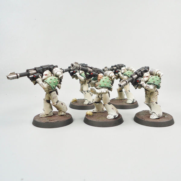 Warhammer 30k Army Death Guard Horus Heresy Devastators x5 Painted