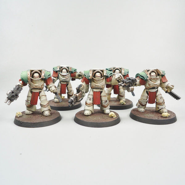 Warhammer 30k Army Death Guard Horus Heresy Cataphractii Terminators x5 Painted