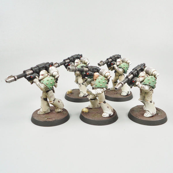 Warhammer 30k Army Death Guard Horus Heresy Devastators x5 Painted