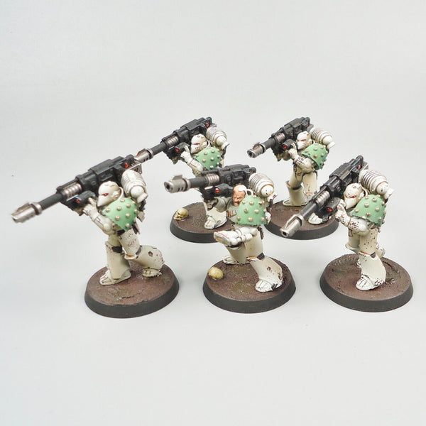 Warhammer 30k Army Death Guard Horus Heresy Devastators x5 Painted