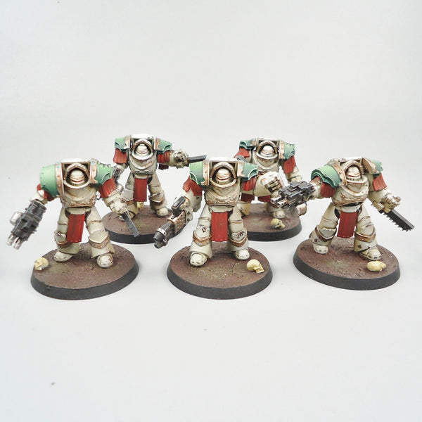 Warhammer 30k Army Death Guard Horus Heresy Cataphractii Terminators x5 Painted