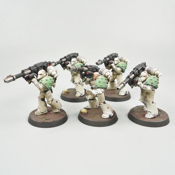 Warhammer 30k Army Death Guard Horus Heresy Devastators x5 Painted