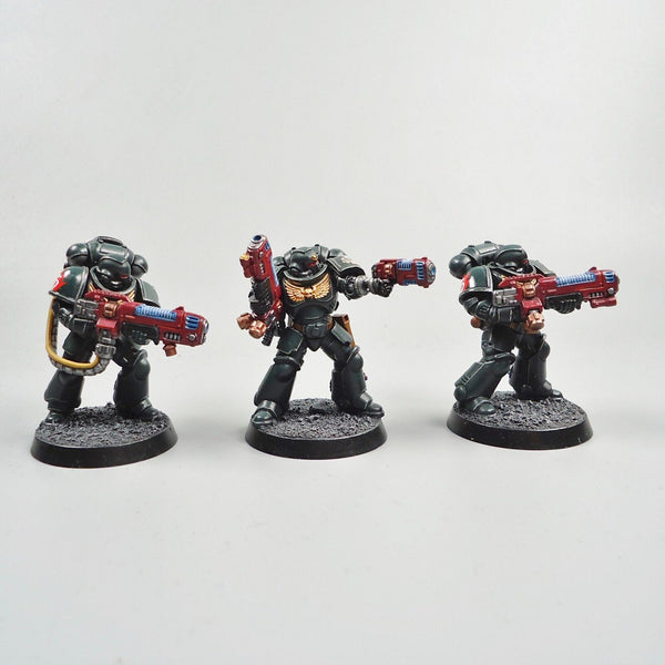 Warhammer 40k Army Space Marines Dark Angels Primaris Hellblasters x5 Painted