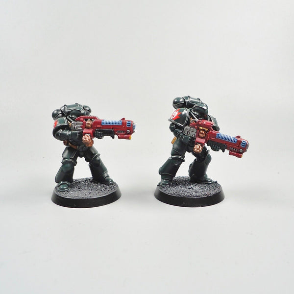 Warhammer 40k Army Space Marines Dark Angels Primaris Hellblasters x5 Painted