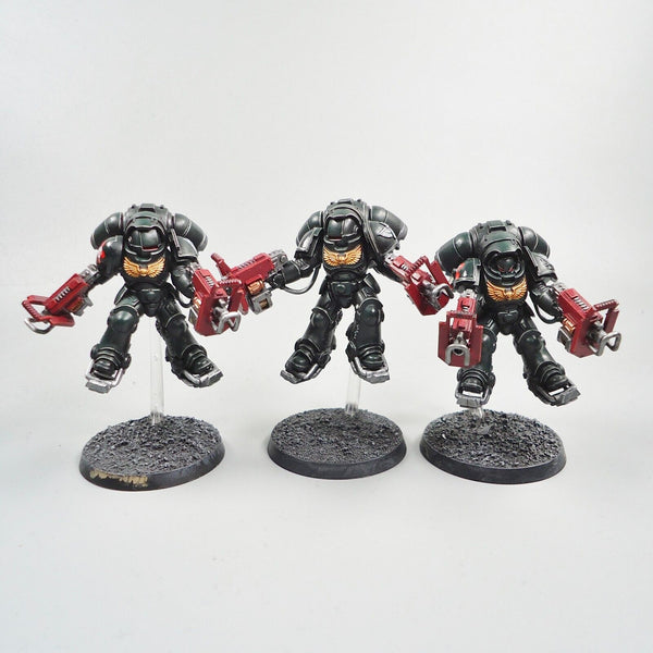 Warhammer 40k Army Space Marines Dark Angels Primaris Inceptors x3 Painted