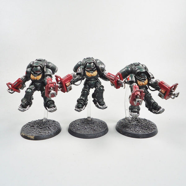 Warhammer 40k Army Space Marines Dark Angels Primaris Inceptors x3 Painted