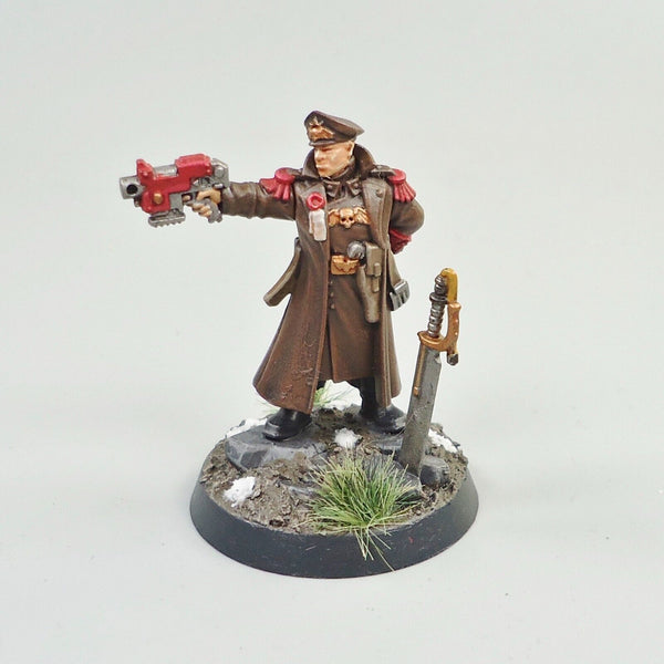 Warhammer 40k Army Astra Militarum Imperial Guard Commissar Painted