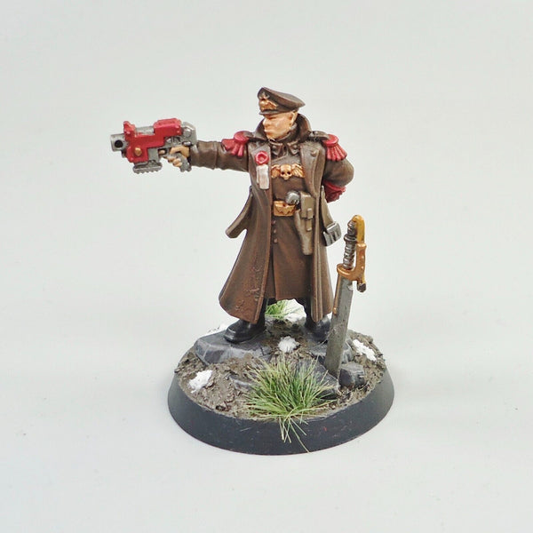 Warhammer 40k Army Astra Militarum Imperial Guard Commissar Painted