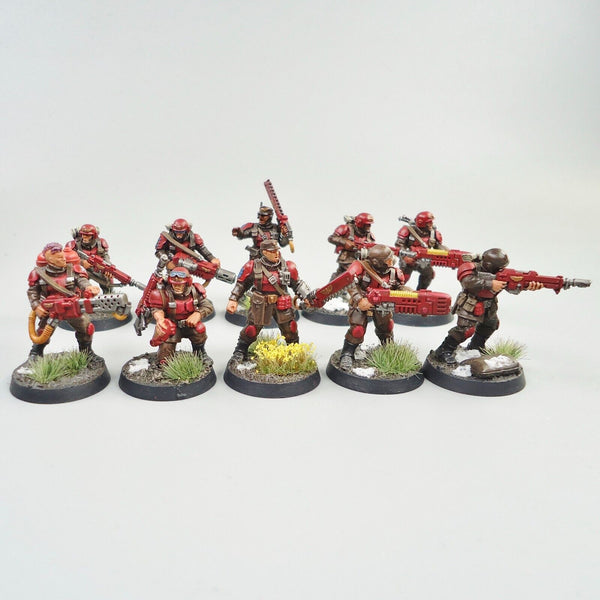 Warhammer 40k Army Astra Militarum Imperial Guard Cadian Shock Troops x10