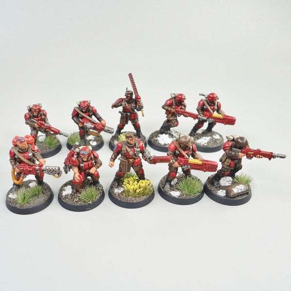 Warhammer 40k Army Astra Militarum Imperial Guard Cadian Shock Troops x10