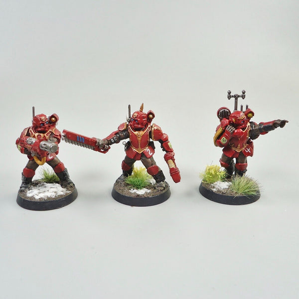 Warhammer 40k Army Astra Militarum Imperial Guard Tempestus Scions x5 Painted