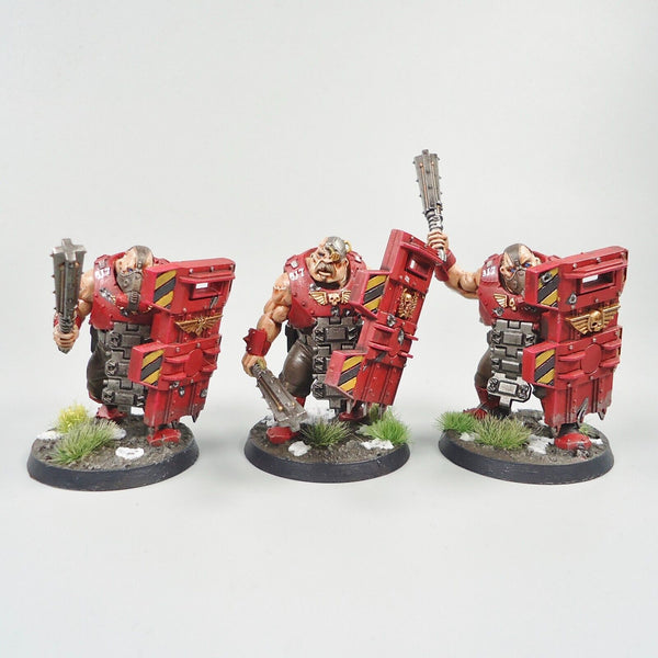 Warhammer 40k Army Astra Militarum Imperial Guard Bullgryns x3 Painted