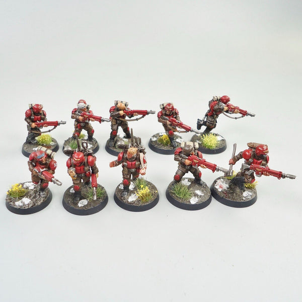 Warhammer 40k Army Astra Militarum Imperial Guard Cadian Shock Troops x10